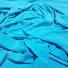 Ткань Трикотаж масло (голубой)
